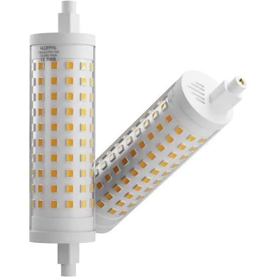 R7s 118mm 20W Dimbar 3000K Varmvit LED-lampa – Ersätter 200W Halogen J118 (2-pack)