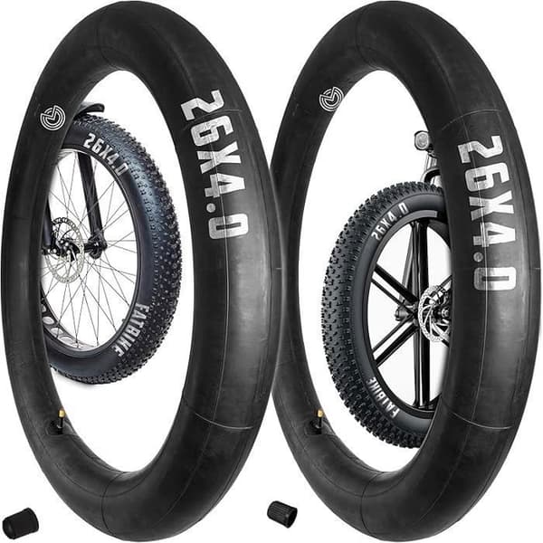 Innerslang - 26x4 - Schrader-ventil (rak) - Kompatibel med Fat Bikes och Mountainbikes