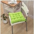 Stolpute - Sett med 4 - 40x40 cm - Grønn - 100% bomull - Klassisk stil