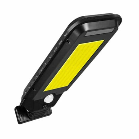 Solcelle Gadelygte med Fotovoltaisk Sensor, 210 COB LED'er, T-210a