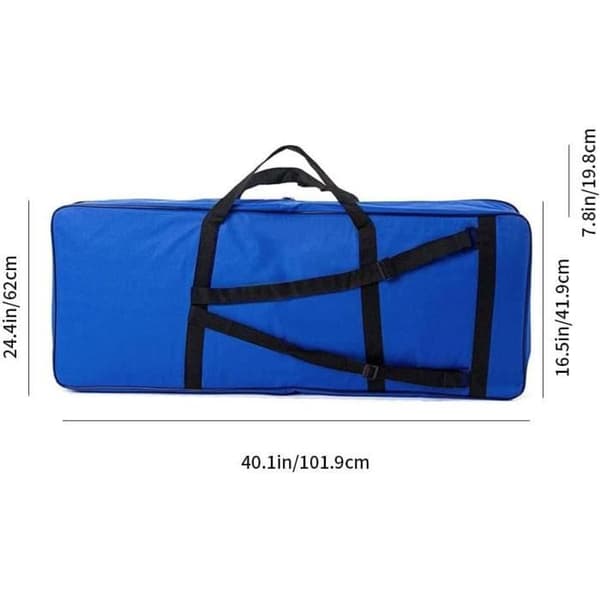 Keyboardtaske - 61 tangenter - Vandtæt - Polstret - Sort