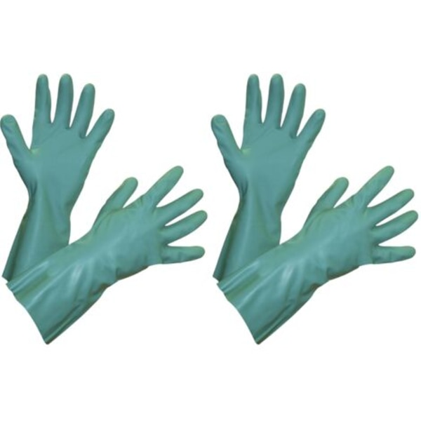 Industrihandskar, storlek 10/XL, grön (2-pack)