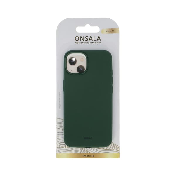 Mobiilikuori silikoni oliivinvihreä - iPhone 13