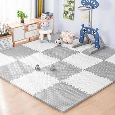 16-bitars pusselgolvmatta - EVA-skum - Halkfri - 30 x 30 cm