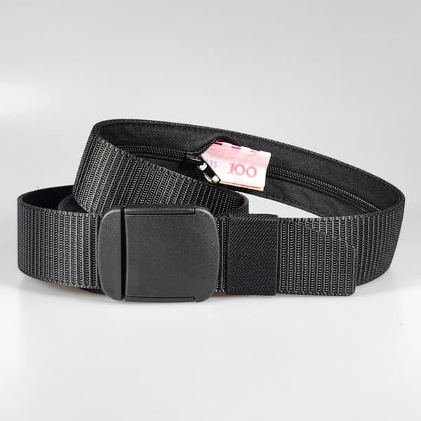 Discreet and Portable Money Belt Black