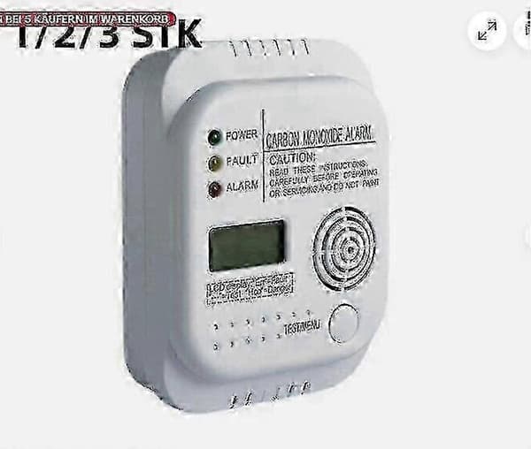 AURA CO Häkävaroitin Kaasuvaroitin Varoitin Häkävaroitin LCD