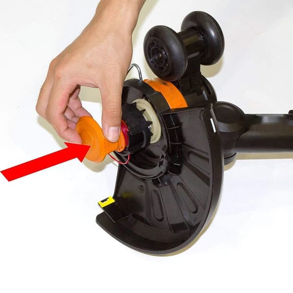 3-pack covers for spool for Worx WA0010 grass trimmer Orange