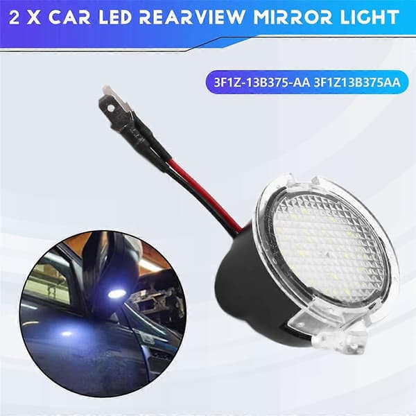 2 stk. LED-bakspejllys 3F1Z-13B375-AA 3F1Z13B375AA til Ford
