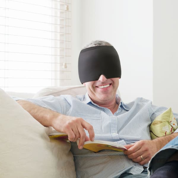 Cooling Cap - Cooling Gel Mask for Headache/Migraine Black