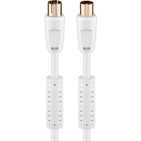 Antenna cable with ferrite (80 dB), double shielded