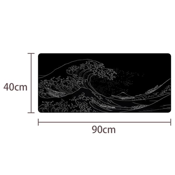 Large mouse pad / desk pad wave M M