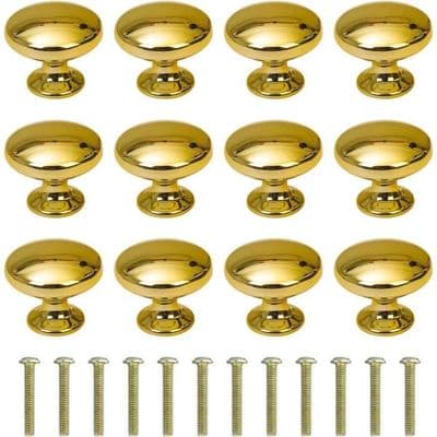 30 mm lådknoppar - 12-pack - Aluminium - Glansig finish