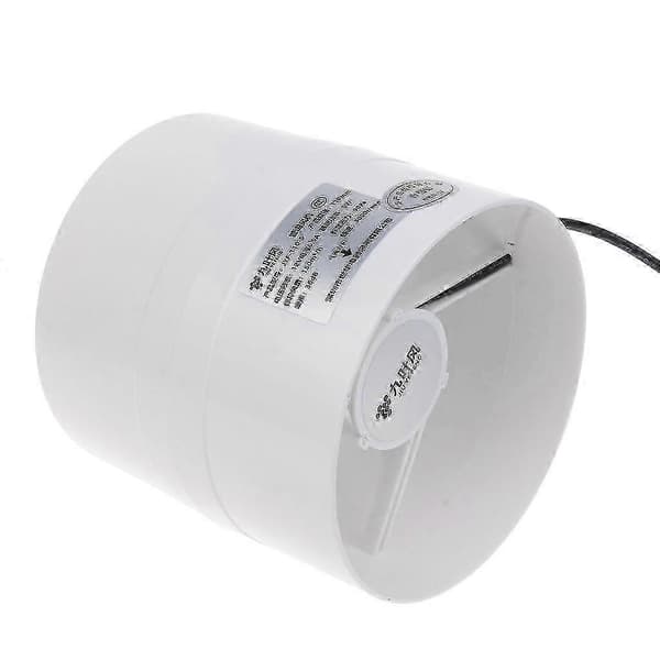 Tyst Inline Kanalfläkt 220V 110V Luftutsug Ventilation för Hem 4in