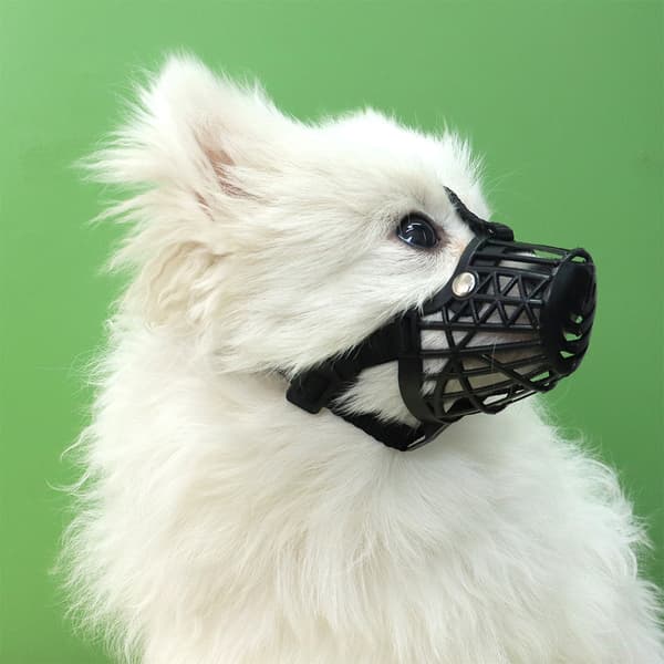 Black Dog Muzzle - Size 6 - Anti-Bite & Breathable