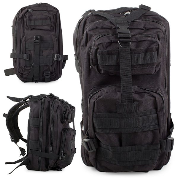 Military Bag / Backpack - 30L Black