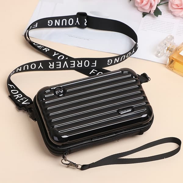 Crossbody-taske til telefon Sort