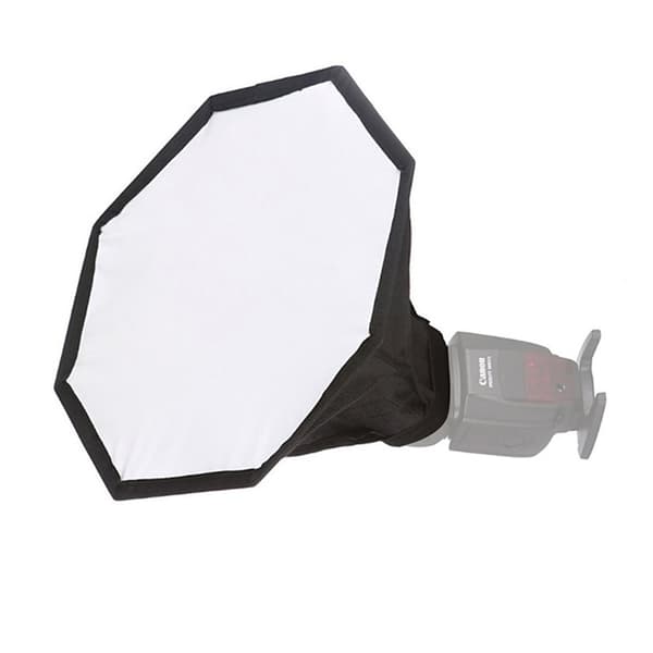 Kamera Blitz Softbox Diffuser Ottekantet Form S M