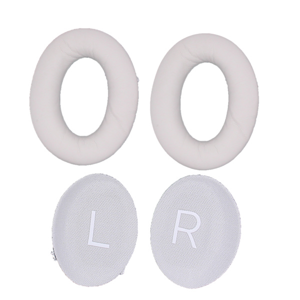 Erstatningsøreputer for Bose QuietComfort 45 Hvit White