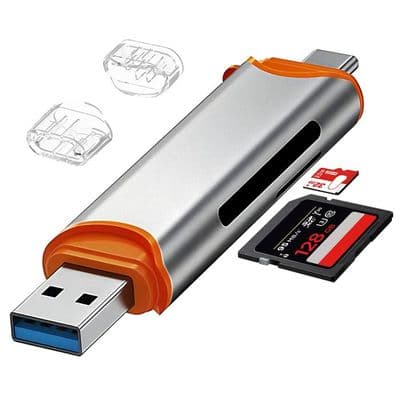 USB 3.0 SD-kortläsare, Typ C Micro SD-kortläsare, Minneskortadapter