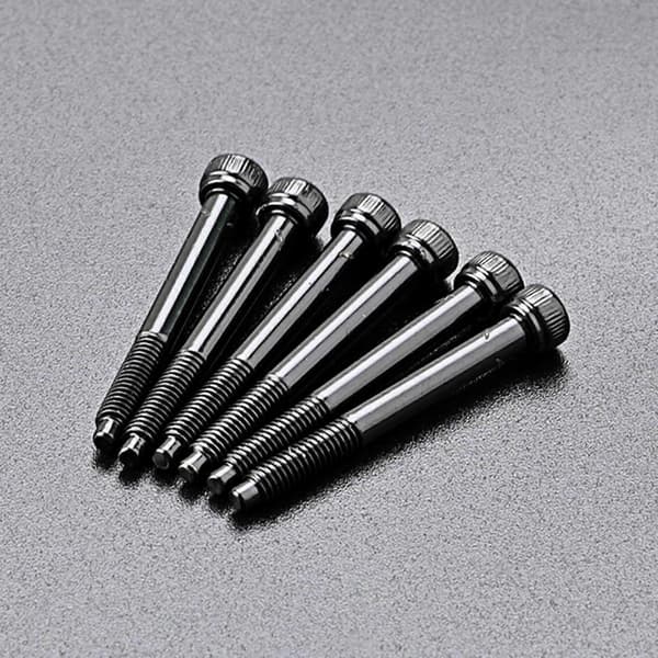 6 st Elektrisk Gitarr Tremolo Stall Sadel Stränglås Skruv för Floyd Rose Stränglås Skruvar Gitarrtillbehör