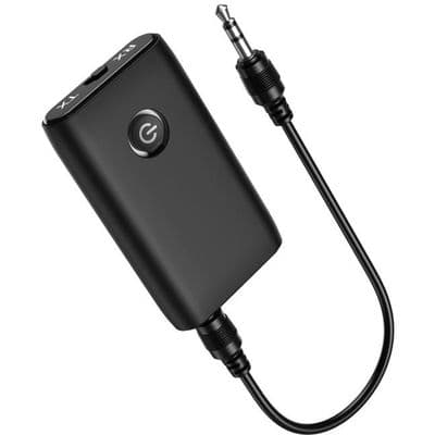 2-in-1 Bluetooth-lähetin ja -vastaanotin, Bluetooth 5.0 - 250 mAh - 10m kantama - CVC