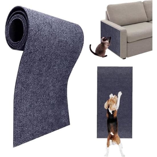 Katteklormatte til sofa 30×100 cm, DIY katteklorestolpe, katteklormatte, selvklebende katteklør til sofa