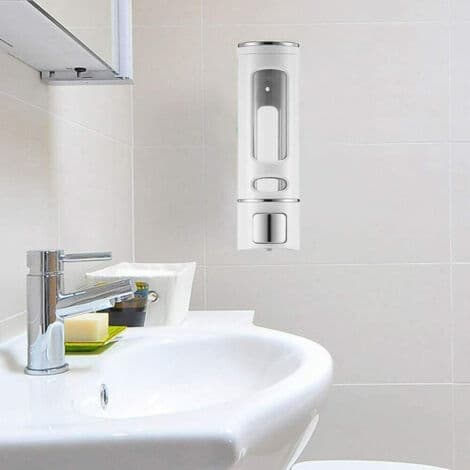 Manuel sæbedispenser, professionel vægmonteret dispenser, 400 ml