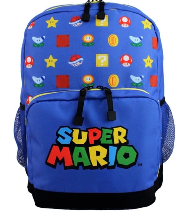 Super Mario rygsæk, 35 cm taske