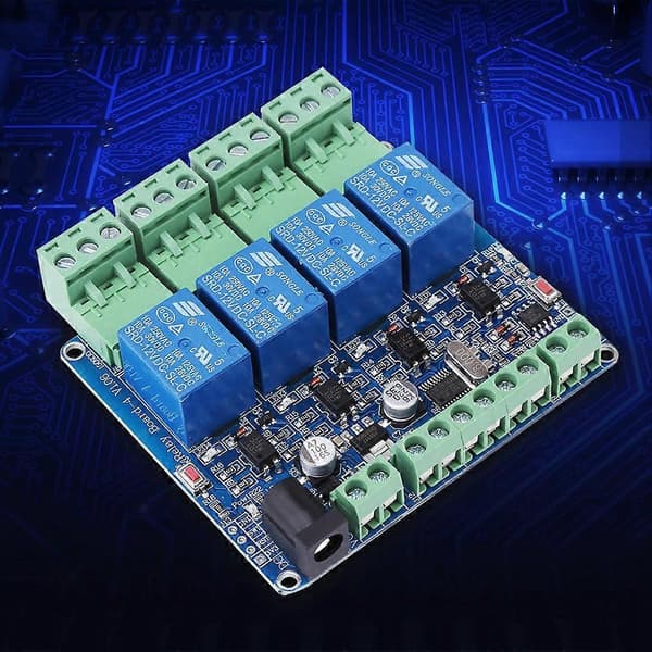 1 stk. STM8S103F3 4-kanals relæmodul