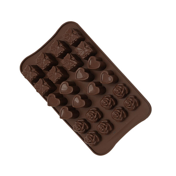 2-Piece Silicone Baking Molds Set - Creative Chocolate, Jelly, and Candy Molds for DIY Baking