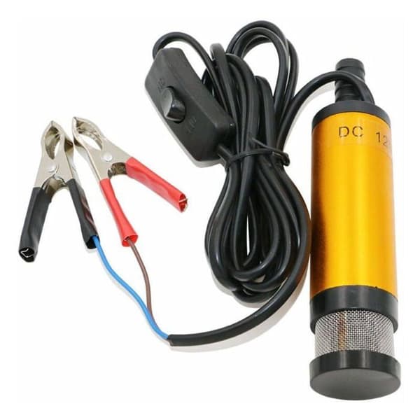 Dränkbar pump, 12V dränkbar pump för pumpning av vatten, dieselbränsle, 38mm oljeöverföringspump