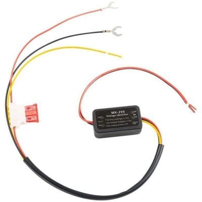 Universal 12-24V Vandtæt Bil LED Kørelys DRL Controller Relæ Forsinkelse Dæmper Ledningsnet