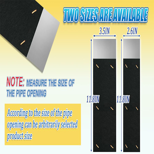 2PCS Drain Pipe Silencer S