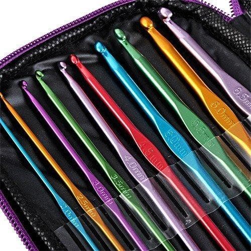 50-Piece - Crochet Set / Starter Kit Crocheting - Crochet Hooks / Markers