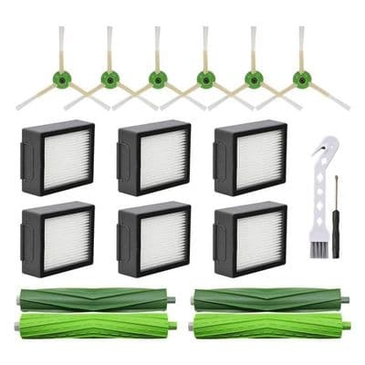 Sidebørster og HEPA-filtre for iRobot Roomba i3 i4 i6 i7 i8 j7 E5 E6 E7 - Tilbehør til støvsuger