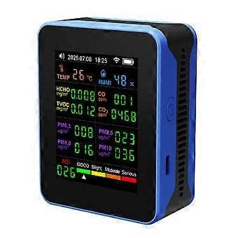 Tuya WiFi 16 i 1 Luftkvalitetsmätare PM2.5 HCHO TVOC CO2 A