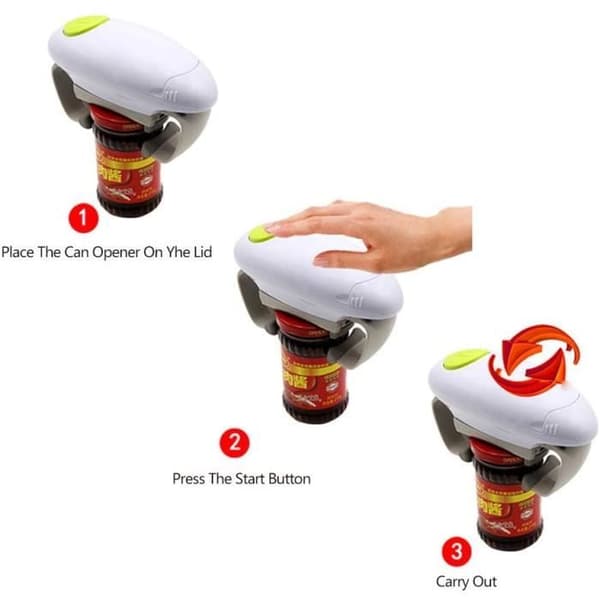 Dåseåbner, Elektrisk, Automatisk, One Touch