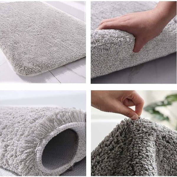 Ekstra Tyk Bademåtte - Skridsikker - Mikrofiber - 50 x 80 cm