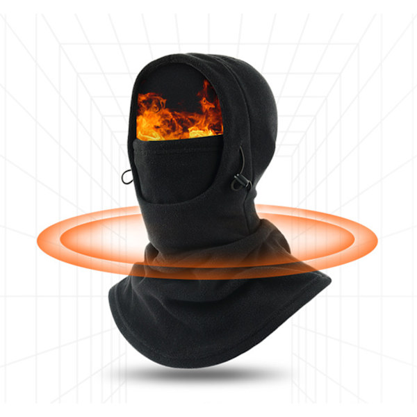 Vinter Balaclava – Ansigtsmaske og Skimaske Sort