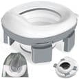 Sammenleggbart Baby Potty-sete, 3-i-1 Toalettsetereduserer for Barn, Reisepotte med Oppbevaringspose
