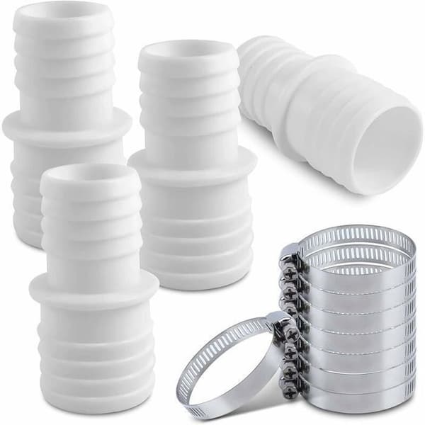 Slangekoblingsadapter 32 mm til 38 mm - 4 stk. - Slangeklemmer