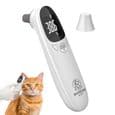 Kjæledyrtermometer - ABS-termometer - Øretemperaturmåler - USB oppladbart - Vanntett