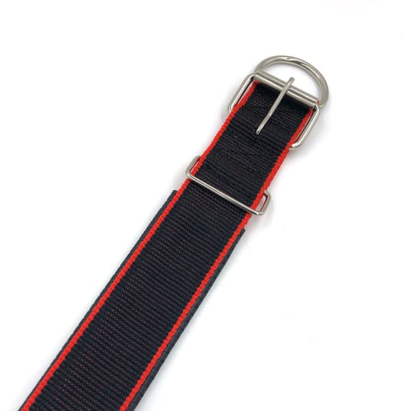 Blødt Justerbart Hundehalsbånd med Metalspænde MultiColor