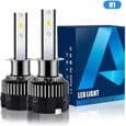 2PCS H1 120w 20000LM LED Bilstrålkastarlampor 6500K Vit, CSP Chip-resistent, IP67 Vattentät