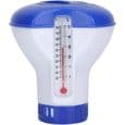 12,7 cm flydende klortabletdispenser, velegnet til indendørs og udendørs pools og spabade, (1 enhed).