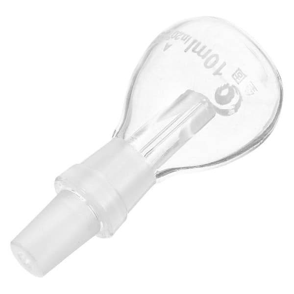 Tyngdekraft Flaske Glas Pyknometer med Perforeret Prop Tom Laboratorieflaske (10 ml)