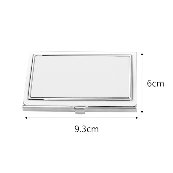 Elegant Cigarette Case - Moisture-proof Stainless Steel Case Silver