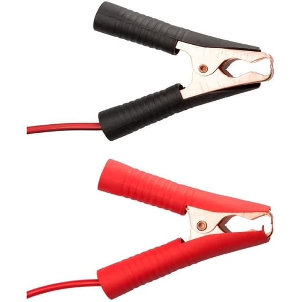 Cigarettändaradapter med 2 krokodilklämmor - 12V/24V - Förlängningskabel - Säkringar ingår