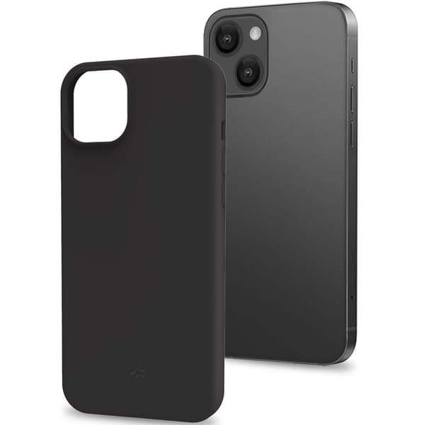 Cromo Soft gummideksel iPhone 15 Svart