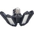120W Foldbar LED Loftslampe - 6500K - 5 Foldbare Paneler - Justerbar Vinkel